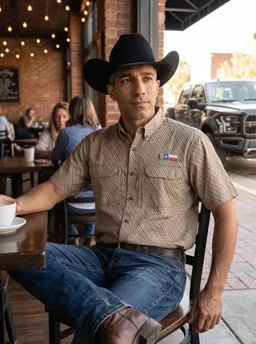 Camisa Magellan Texas western, vista 4